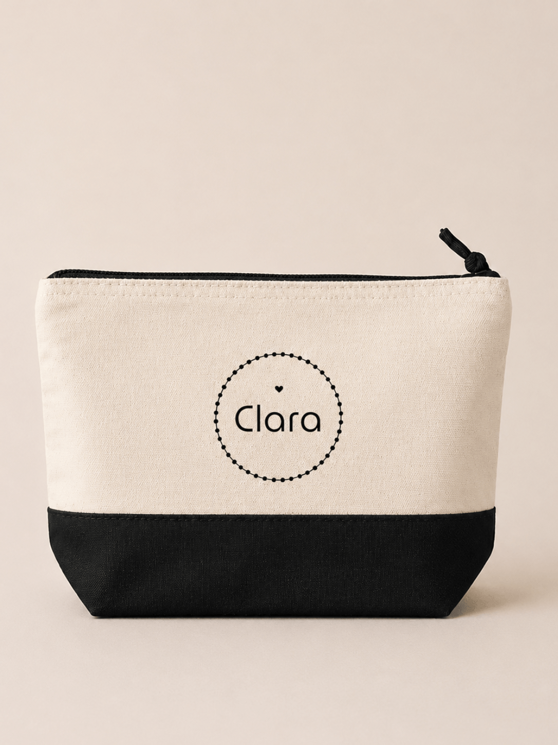 100% Cotton Canvas Accessory Bag - Love Collection