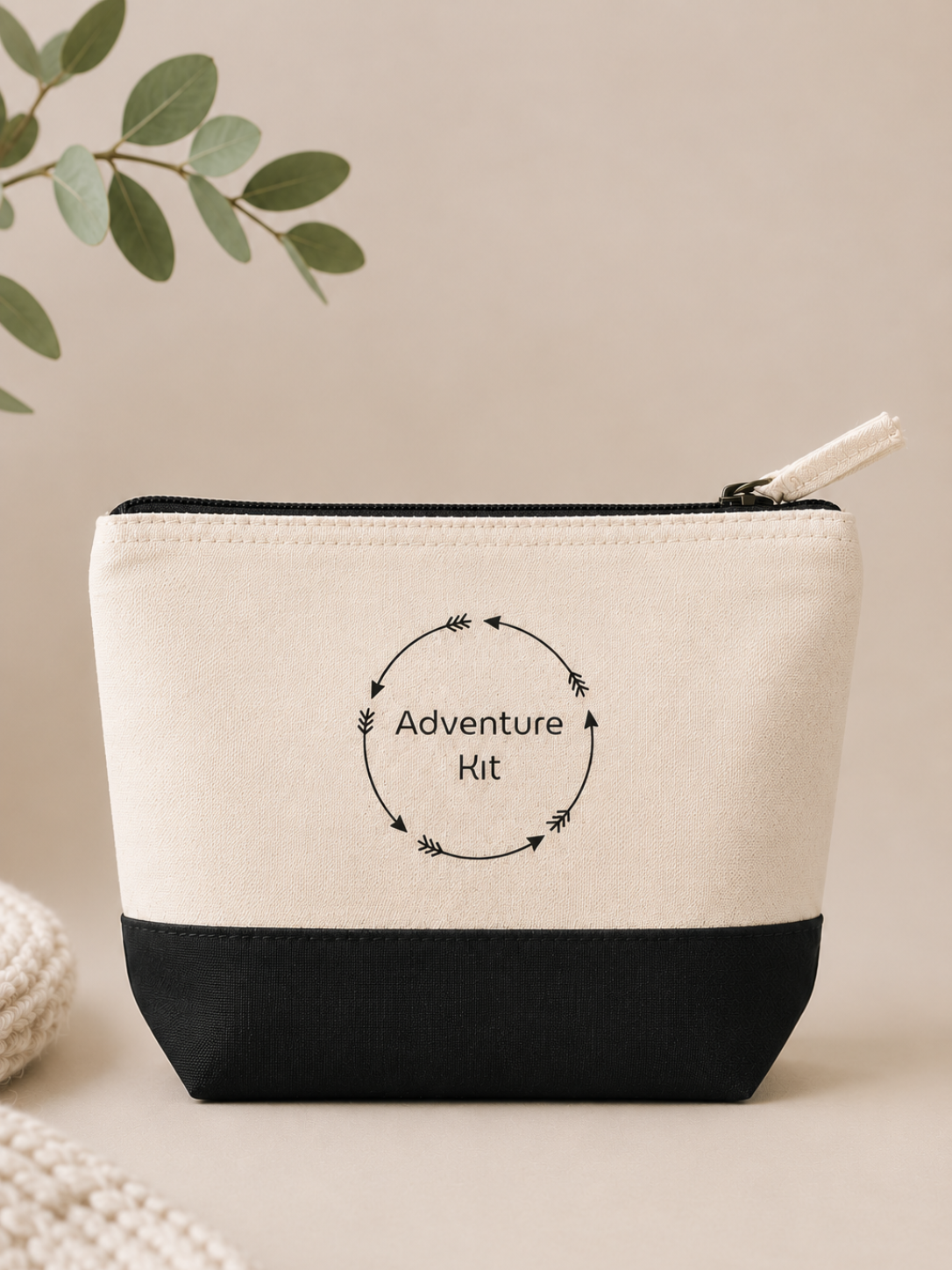 100% Cotton Canvas Accessory Bag - Arrow Collection