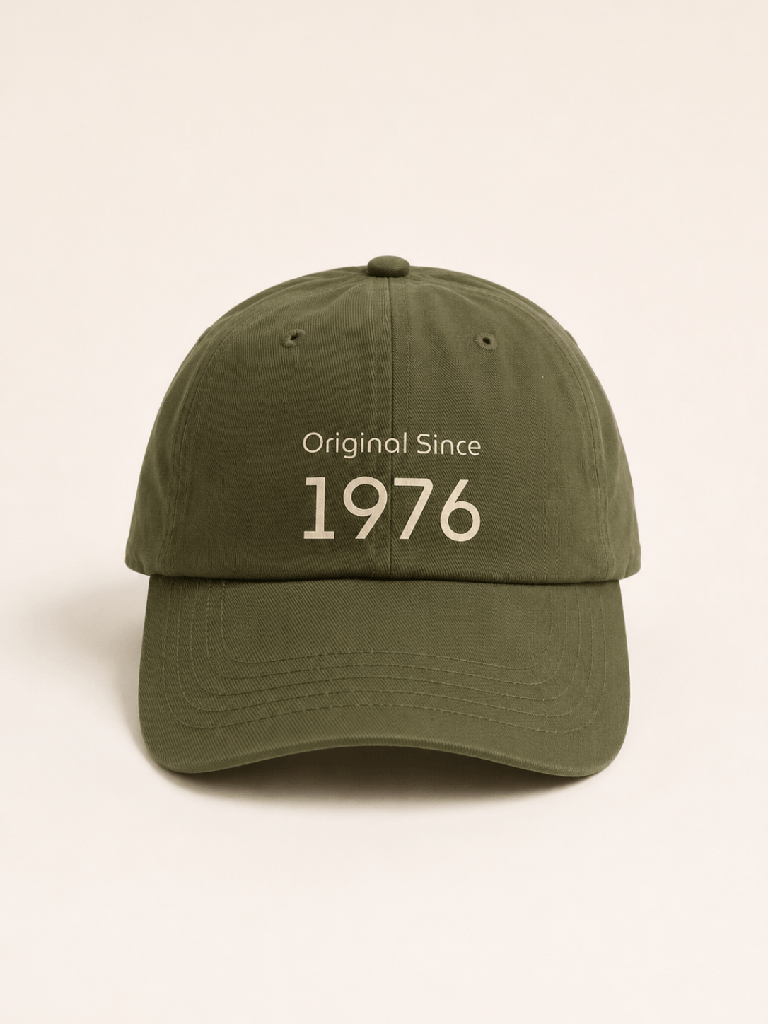 Personalised Adult Cap - Olive