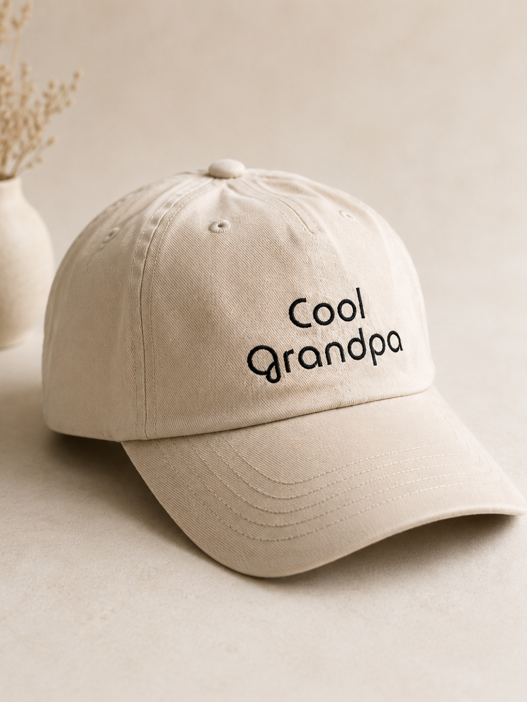 Personalised Adult Cap - Sand