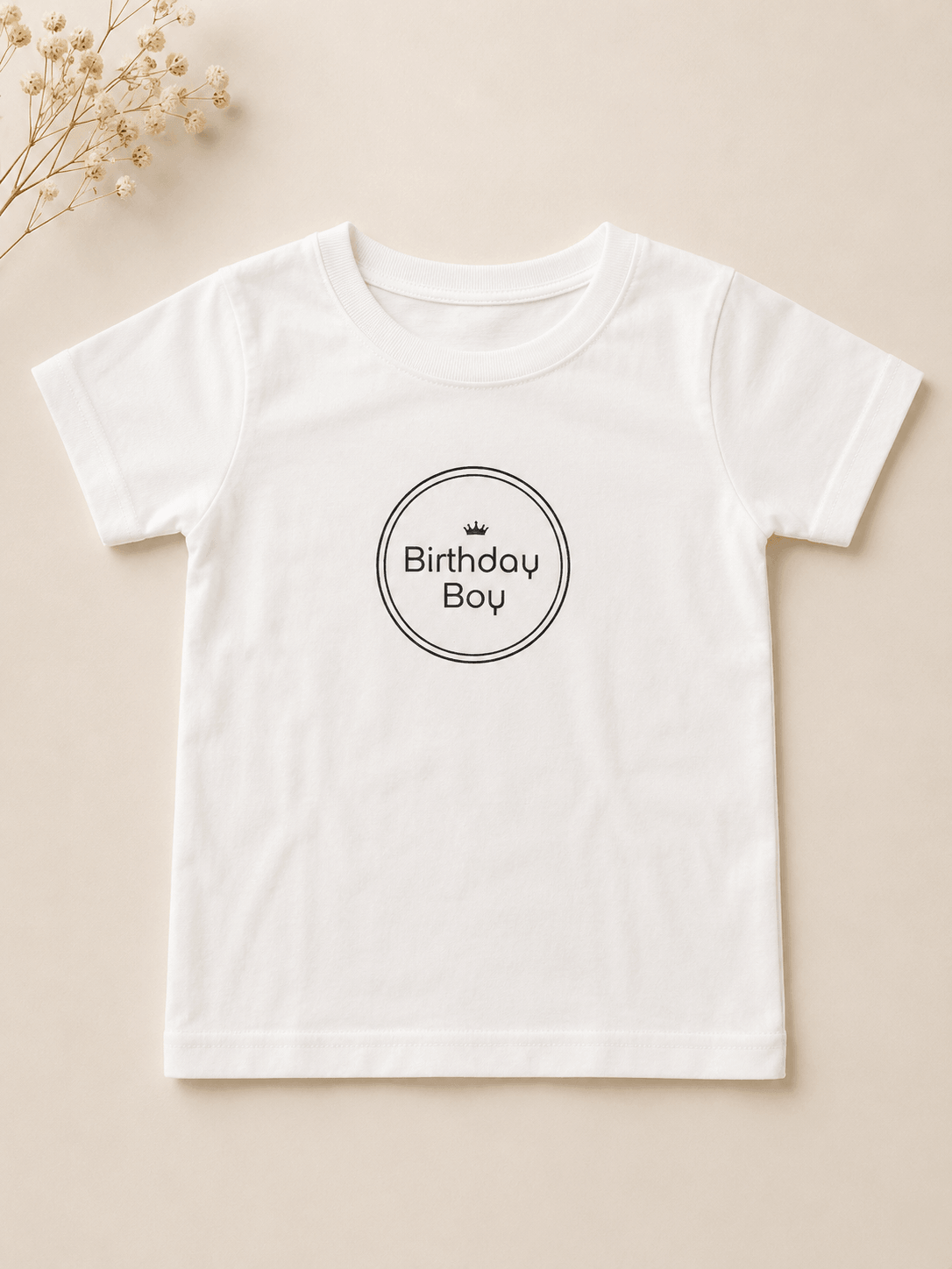 Birthday Girl/Boy 100% Cotton White T-shirt