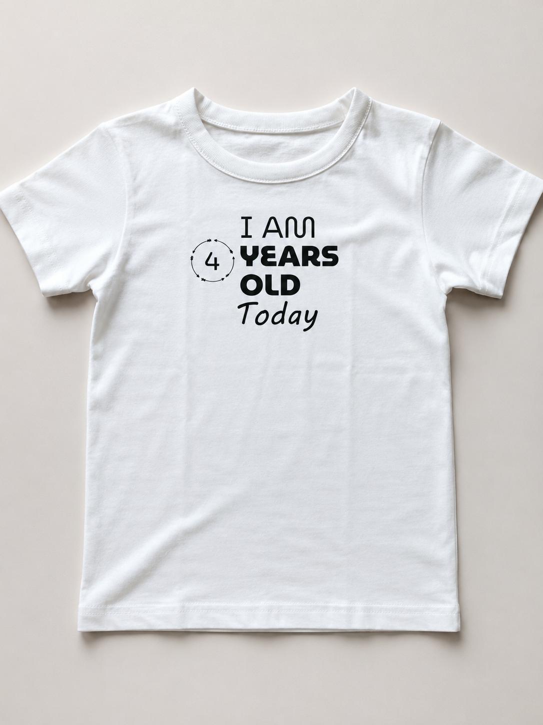 Personalised "Today is My Birthday" T-Shirt