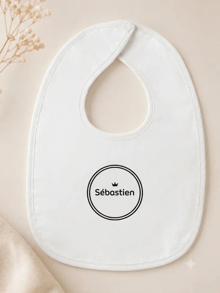 100% Cotton Baby Bib - Crown Collection
