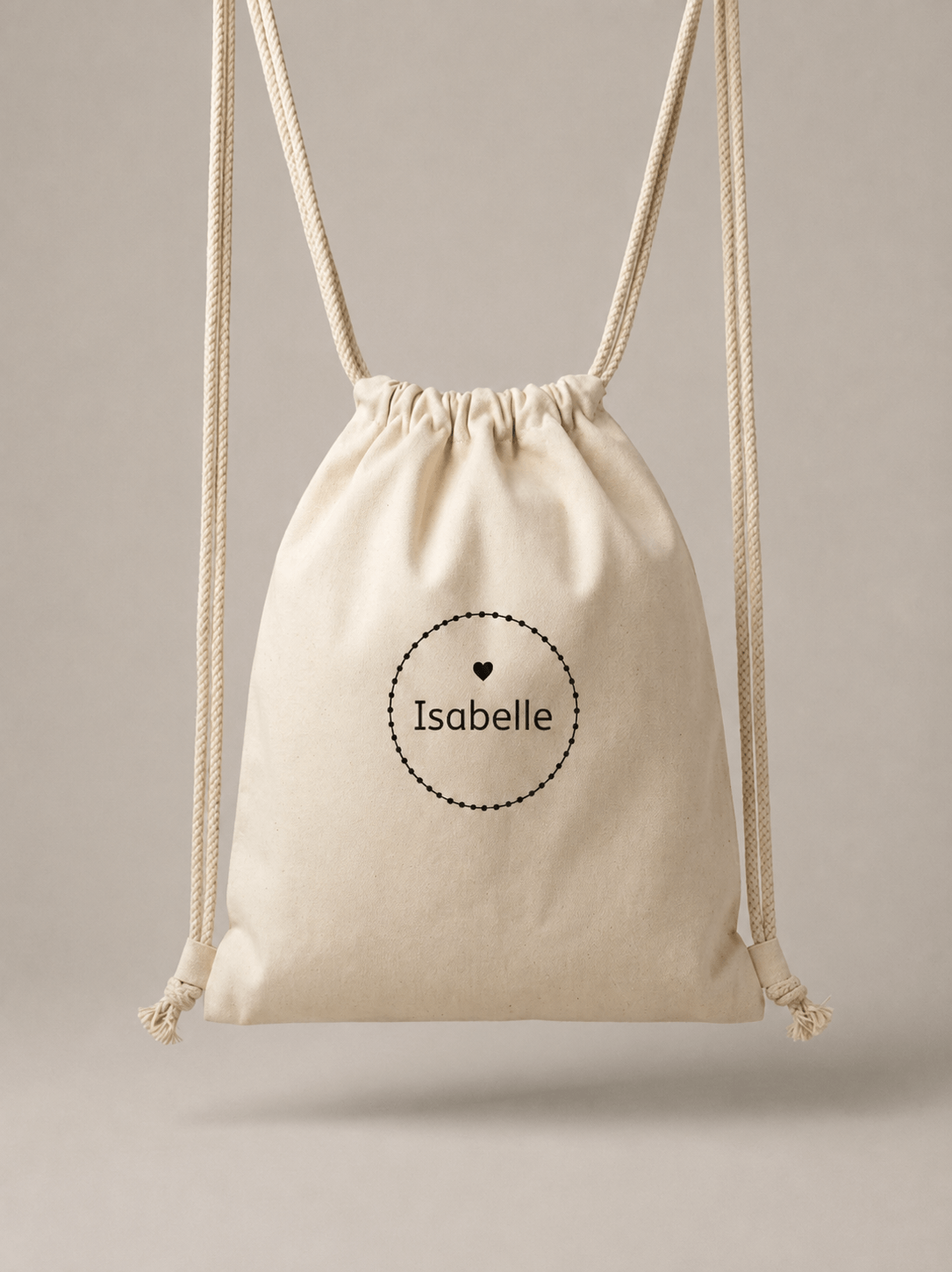100% Cotton Drawstring Backpack