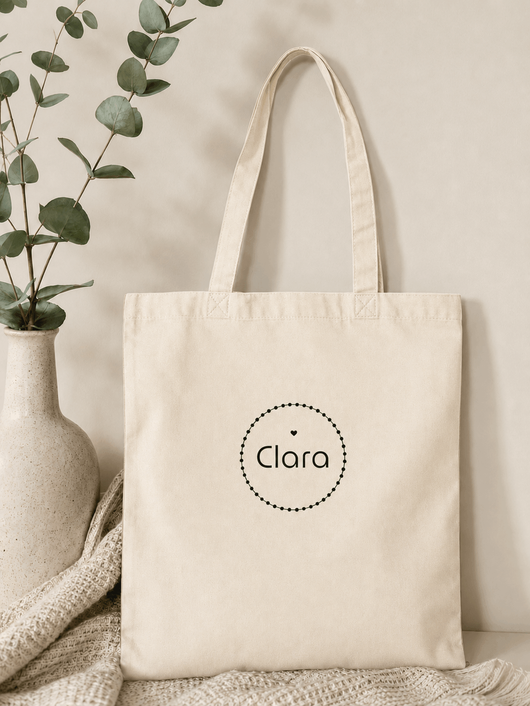 100% Cotton Tote Bag 18L - Love Collection